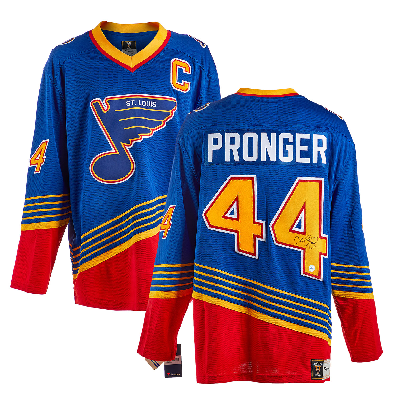 Chris Pronger Autographed St Louis Blues Fanatics Jersey –  CollectibleXchange