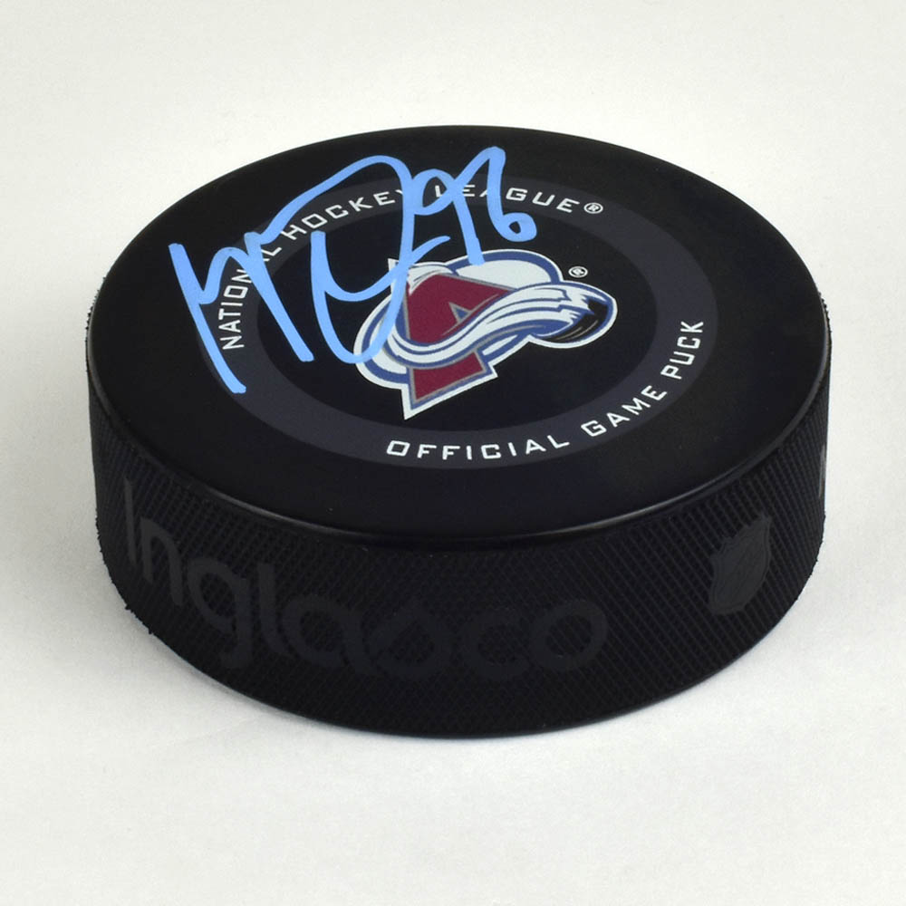 Mikko Rantanen Colorado Avalanche Autographed Hockey Puck - Autographed NHL  Pucks